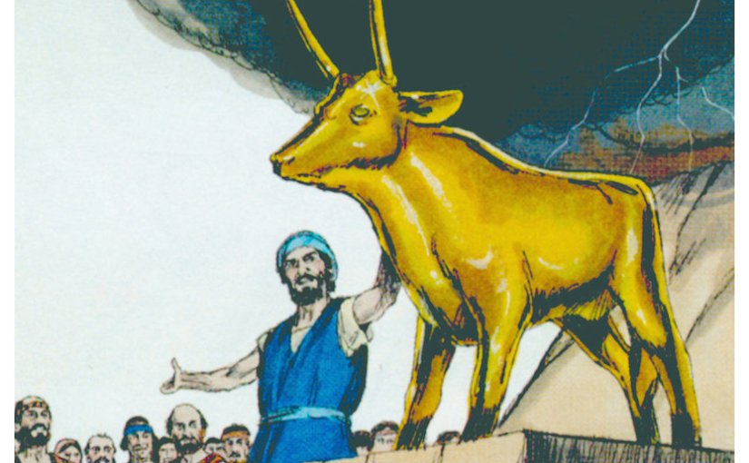 Congregation Forges Golden Calf After Lengthy High Priest Talk